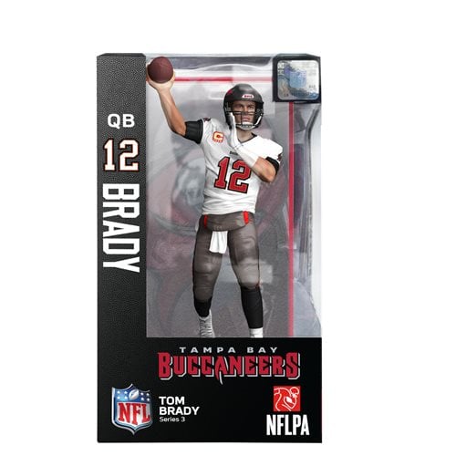 NFL Series 3 Tampa Bay Buccaneers Tom Brady Action Figure (Regular) - by Imports Dragon