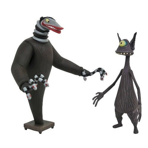 Nightmare Before Christmas Creature Under The Stairs & Cyclops Action Figures - PX - by Diamond Select