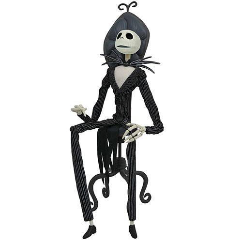 Nightmare Before Christmas Jack Skellington in Chair Coffin Box - by Diamond Select