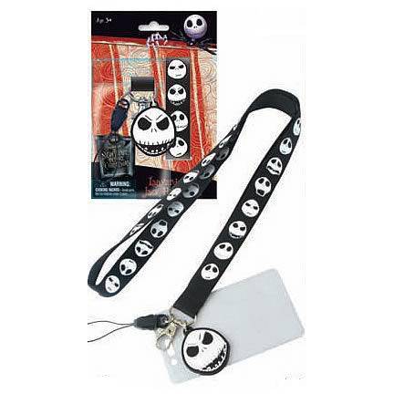 Nightmare Before Christmas Jack Skellington Lanyard - by Monogram