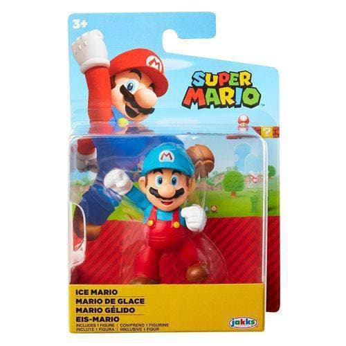 Nintendo 2 1/2-Inch Mini-Figure - Ice Mario - by Jakks Pacific