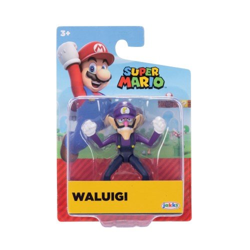 Nintendo 2 1/2-Inch Mini-Figure - Waluigi - by Jakks Pacific
