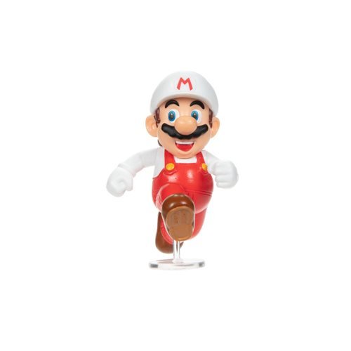 Nintendo Super Mario 2 1/2-Inch Mini-Figure - Fire Mario - by Jakks Pacific