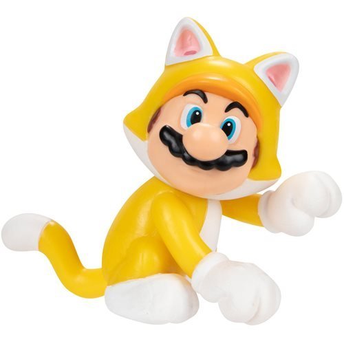Nintendo Super Mario - 2 1/2" Mini-Figure - Cat Mario - by Jakks Pacific