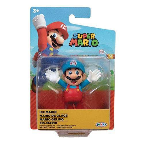 Nintendo Super Mario 2 1/2" Mini-Figure - Ice Mario - by Jakks Pacific