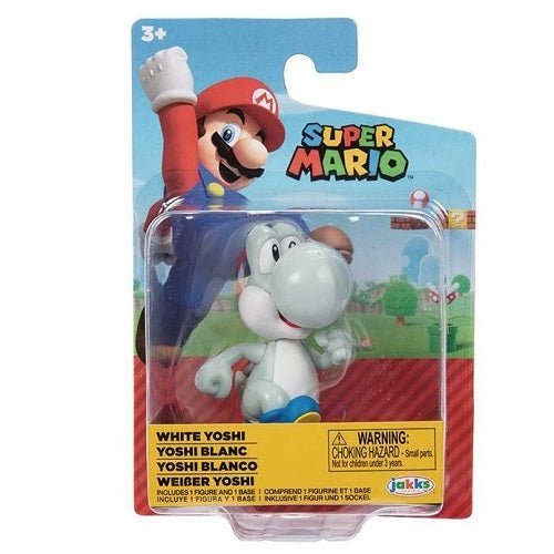 Nintendo Super Mario - 2 1/2" Mini-Figure - White Yoshi - by Jakks Pacific