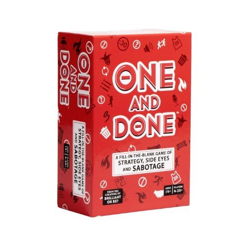 One And Done Word Guessing Party Game - by Brilliant or BS?