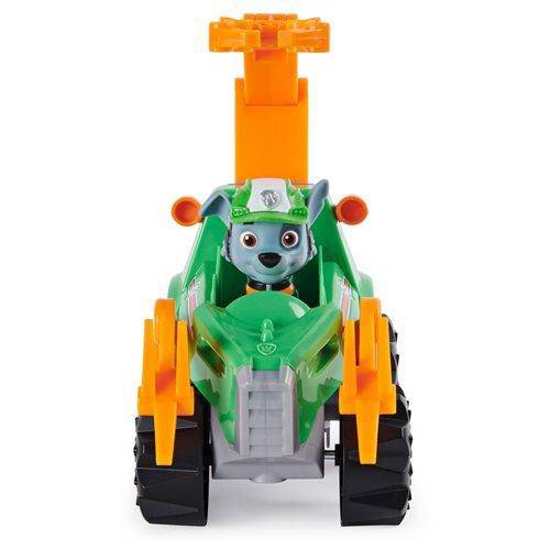 PAW Patrol Dino Rescue Deluxe Rev-Up Vehicle and Figure - Rocky - by Spin Master