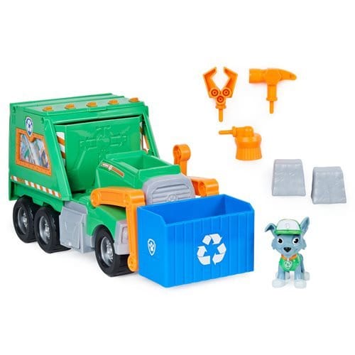 PAW Patrol Rocky's Reuse It Deluxe Truck with Figure Vehicle - by Spin Master