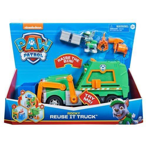 PAW Patrol Rocky's Reuse It Deluxe Truck with Figure Vehicle - by Spin Master