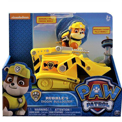 Paw Patrol Rubble's diggin' bulldozer - by Spin Master