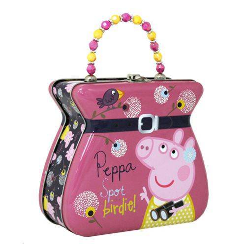 Peppa Pig Embossed Belt Buckle Purse Tin Tote - by Tin Box Company