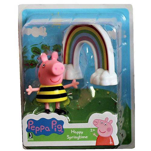 Peppa Pig Friends and Fun Mini-Figure - Happy Springtime - by Jazwares