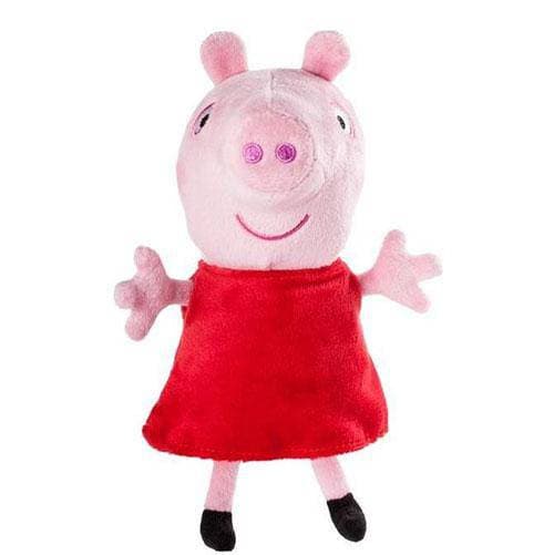 Peppa Pig Little Feature 6 Inch Plush with Sounds - Peppa - by Jazwares