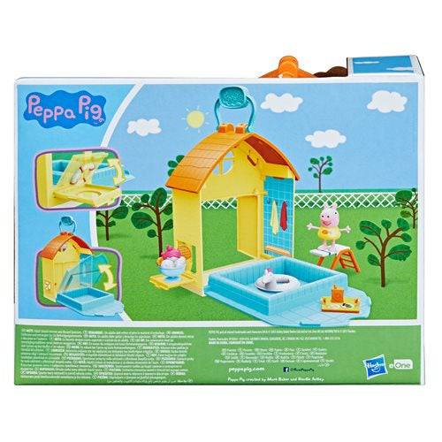 Peppa Pig Peppa's Adventures Peppa's Swimming Pool Fun Playset - by Hasbro