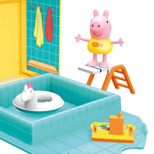 Peppa Pig Peppa's Adventures Peppa's Swimming Pool Fun Playset - by Hasbro