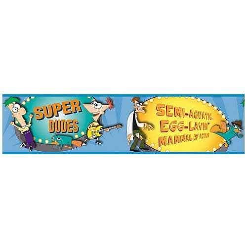 Phineas and Ferb Peel and Stick Border - by Roommates