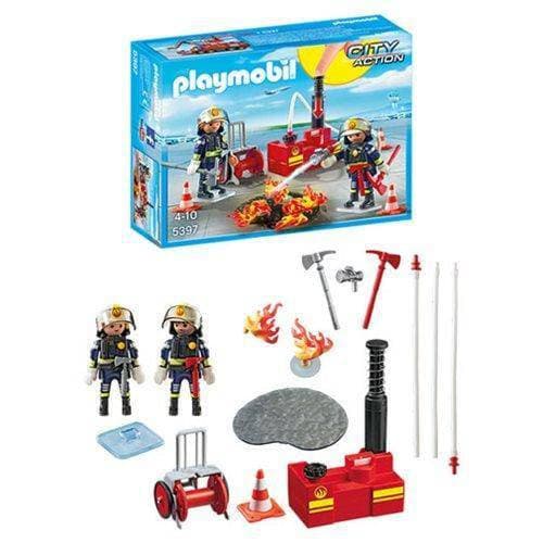 Playmobil 5397 Airport Firefighting Operation with Water Pump - by Playmobil