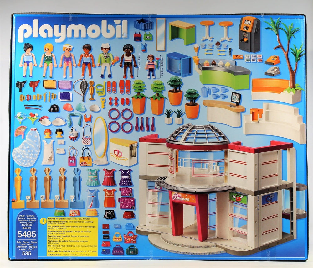 PLAYMOBIL 5485 Furnished Shopping Mall Playset - by Playmobil