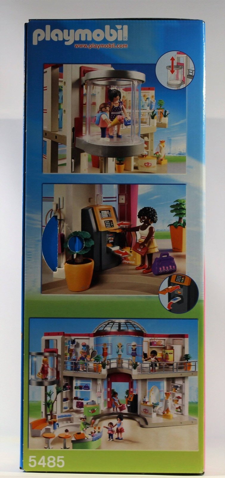 PLAYMOBIL Shopping Mall 5485 99% Complete! Some Pieces Still In deals Original Bags!