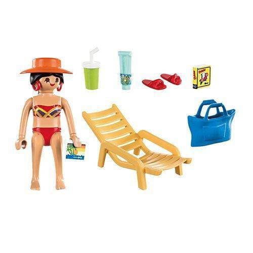 Playmobil 70300 Special Plus Sunbather with Lounge Chair Action Figure - by Playmobil