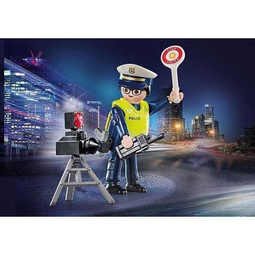 Playmobil 70305 Special Plus Police Officer with Speed Trap Action Figure - by Playmobil