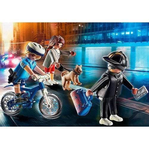 Playmobil 70573 Police Bicycle with Thief - by Playmobil