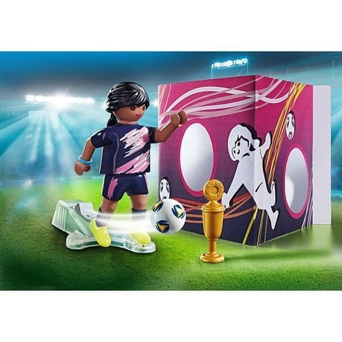 Playmobil 70875 Soccer Player with Goal Special Plus Figure - by Playmobil