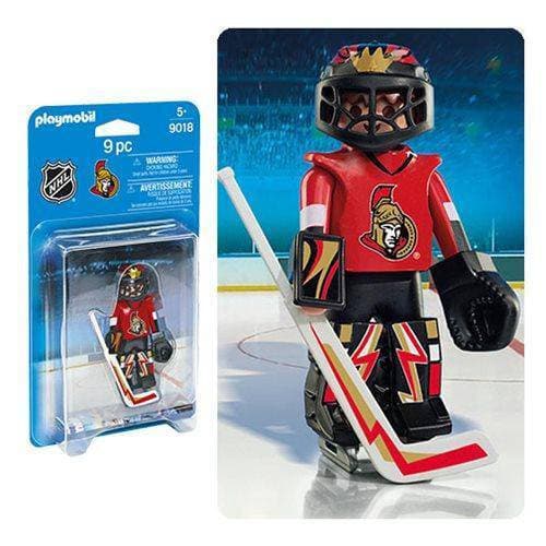 Playmobil 9018 NHL Ottawa Senators Goalie Action Figure - by Playmobil