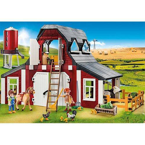 Playmobil 9315 Barn with Silo - by Playmobil