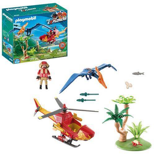 Playmobil 9430 Adventure Copter with Pterodactyl - by Playmobil