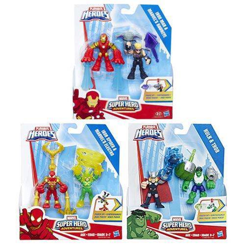 Playskool Heroes - Marvel Super Hero Adventures - Power Up 2-Packs - by Hasbro