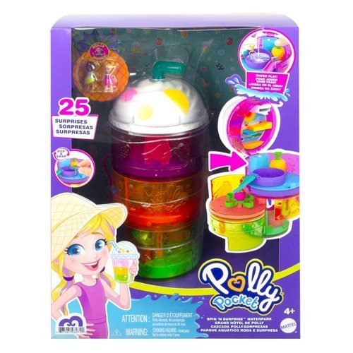 Polly Pocket Spin 'n Surprise Waterpark Playset - by Mattel