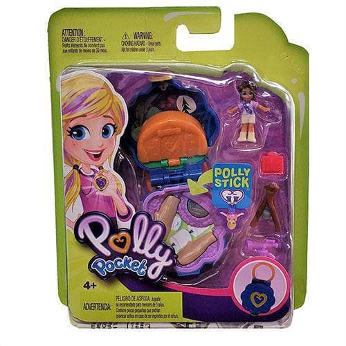 Polly Pocket - Tiny Pocket Places Playset - Camping - by Mattel