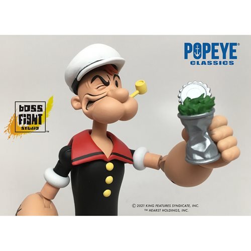 Popeye Classics Wave 1 Popeye the Sailor Man 1:12 Scale Action Figure - by Boss Fight Studio