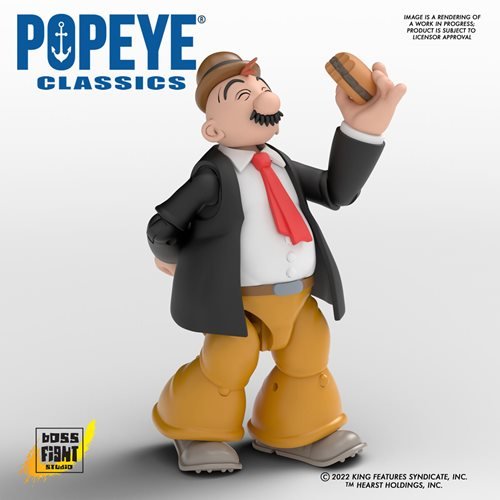 Popeye Classics Wave 2 J. Wellington Wimpy 1:12 Scale Action Figure - by Boss Fight Studio