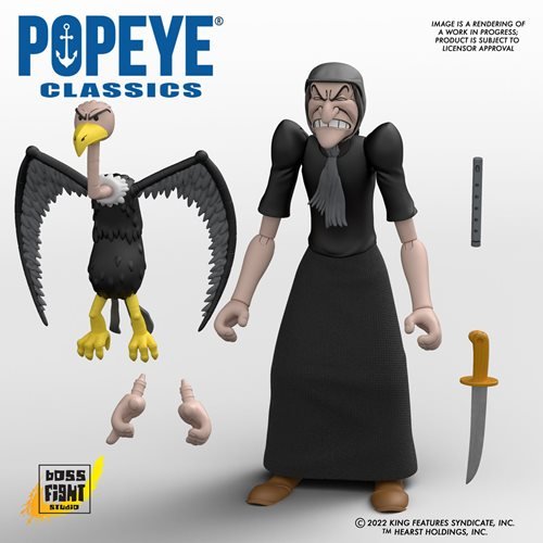 Popeye Classics Wave 2 Sea Hag 1:12 Scale Action Figure - by Boss Fight Studio