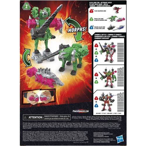 Power Rangers Dino Fury Ankylo Hammer and Tiger Claw Zord Set - by Hasbro