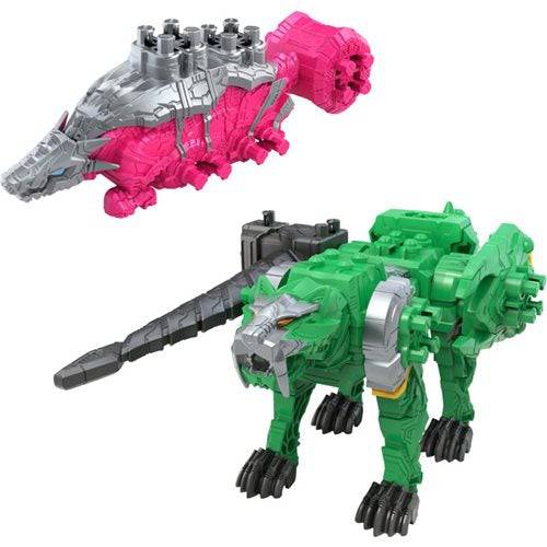 Power Rangers Dino Fury Ankylo Hammer and Tiger Claw Zord Set - by Hasbro