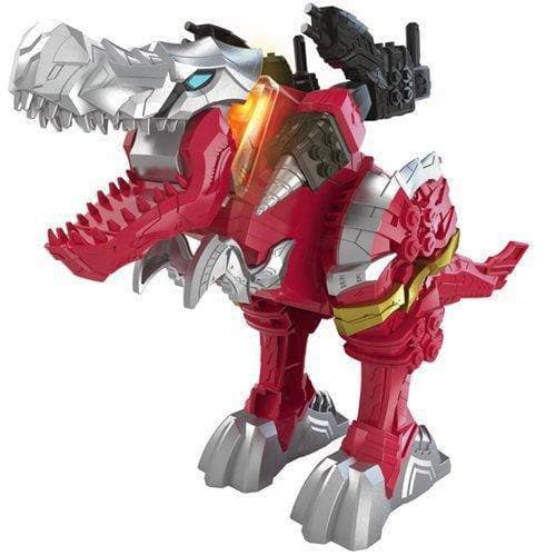 Power Rangers Dino Fury Battle Attackers Red Fury Zord Action Figure - by Hasbro