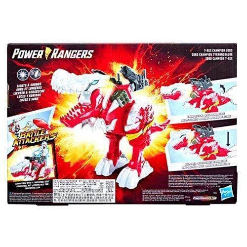 Power Rangers Dino Fury Battle Attackers Red Fury Zord Action Figure - by Hasbro