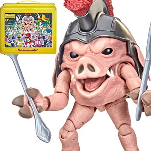 Power Rangers Lightning Collection Mighty Morphin Pudgy Pig Lunchbox 6-Inch Action Figure - Exclusive - by Hasbro