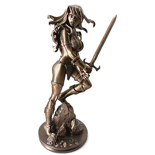 Red Sonja Amanda Conner Bronze Variant Statue - by Dynamite Entertainment