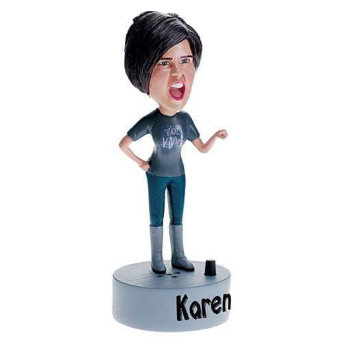 Royal Bobbles: Talking Karen Bobblehead - by Royal Bobbles