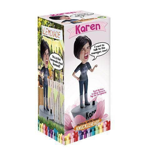 Royal Bobbles: Talking Karen Bobblehead - by Royal Bobbles