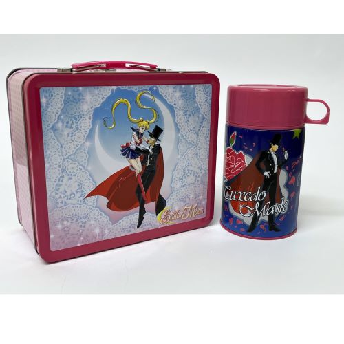 Sailor Moon and Tuxedo Mask Tin Titans Lunchbox with Thermos - Previews Exclusive - by Surreal Entertainment