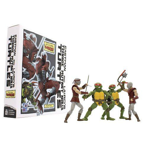 SDCC 2022 BST AXN Teenage Mutant Ninja Turtles Set 1 Classic Comic 5-Inch 4-pack Action Figures PX - by The Loyal Subjects