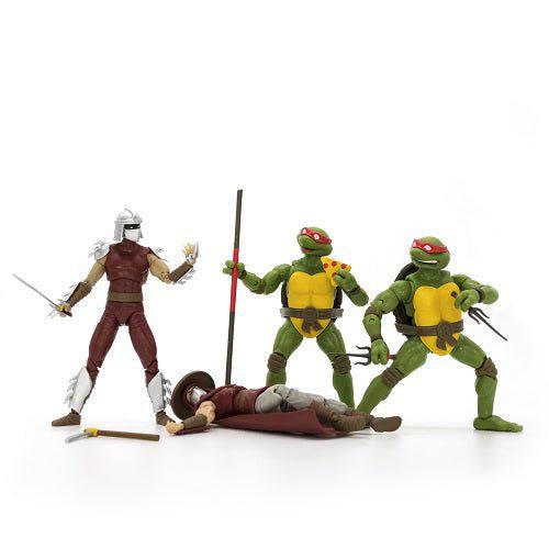 SDCC 2022 BST AXN Teenage Mutant Ninja Turtles Set 2 Classic Comic 5-Inch 4-pack Action Figures PX - by The Loyal Subjects
