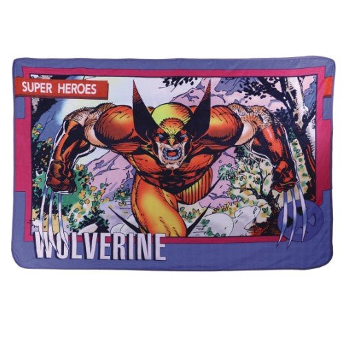 SDCC 2023 Marvel Wolverine Card Deluxe Fleece Blanket Tin - Previews Exclusive - by Surreal Entertainment