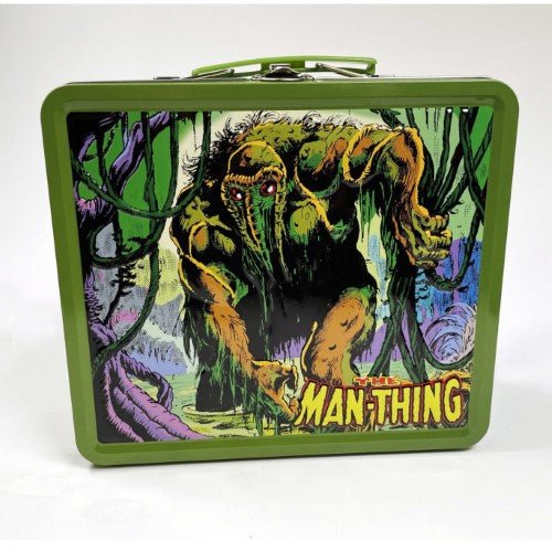 SDCC 2023 Tin Titans Marvel Man-Thing Lunchbox with Thermos - Previews Exclusive - by Surreal Entertainment